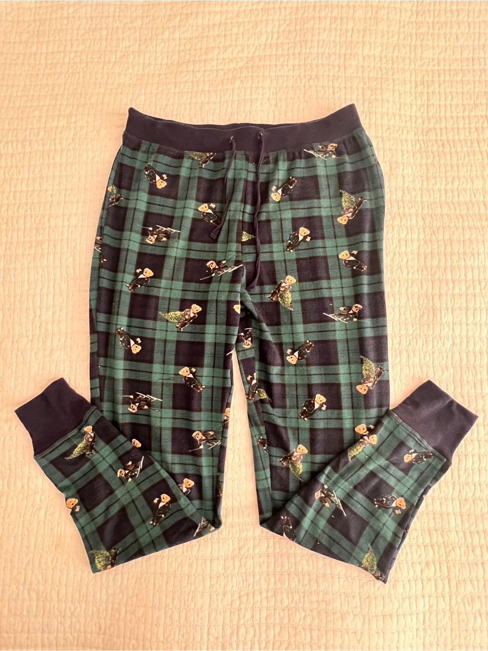 Ralph Lauren Polo Bear Christmas Pajama Pants
